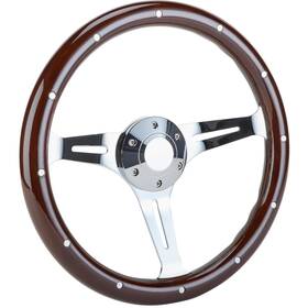 401ch-dwa Forever Sharp Hc6 14 In Chrome Dark Euro Steering Wheel