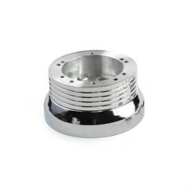 A16-56b Forever Sharp 5 And 6 Hole Steering Wheel Adapter Black