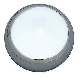 Fs120302 Forever Sharp Chrome Horn Button/cap Without Logo - For Use With 3 Bolt Wheel