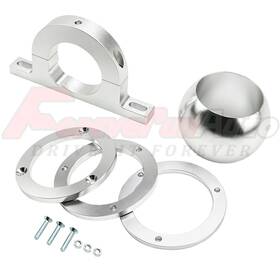 615679 Foreverunauto Universal 2 Inch Swivel Base Floor Mount And Steering Column Combo For Chevrolet