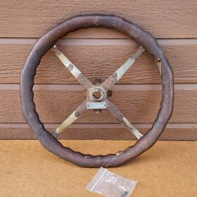 33094-2 Fox Automotive Products Ford Model T Locking Steering Wooden Wheel Class B Rare 33094 2