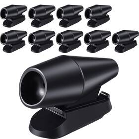 Whistle-03 Frienda 10 Pcs Deer Whistles Horns Avoids Collisions Plain Style Black