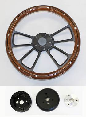Mqp1088smrb-axb3196 Fs 69-93 Oldsmobile Cutlass Delta 98 442 14 Inch Black Billet 4 Spoke Steering Wheel
