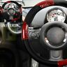 Ft116000pe-b-2 Fastspace Lenth Black Brown Wood Grain Pvc Leather Car Steering