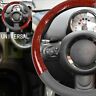 Ft116006pe-b-2 Fastspace Grey Brown Wood Grain Pvc Leather Vehicle Steering Wheel