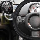 Ft116013pe-b-2 Fastspace New Black Pvc Leather Vehicle Car Steering Wheel Cover