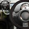 Ft116019pe-b-2 Fastspace Car Steering Wheel Cover Black Red Line Pvc Leather