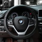 Fxbf01 Valleycomfy Microfiber Leather Steering Wheel Covers Universal Inch Black