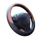 Fxbf04 Valleycomfy Microfiber Leather Steering Wheel Covers Universal Inch Brown
