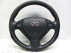 186133528 G35 186133516lkq Infiniti Steering Wheel Leather Air Bag Combo Black Oem