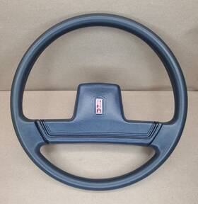 102426 General Motors 83-89 Olds Cutlass Factory Original Blue Steering Wheel 2-spoke 84 85 86 87 88