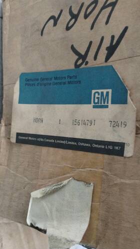 15614791 General Motors Nos Gm 72419 Truck Air Horn 15614791 General Motors Nos Gm 72419 Truck Air Horn