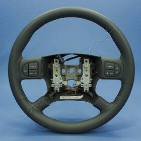 15860961 General Motors Gm Oem Gray Leather Steering Wheel With Cruise And Audio For 05-06 Cobalt