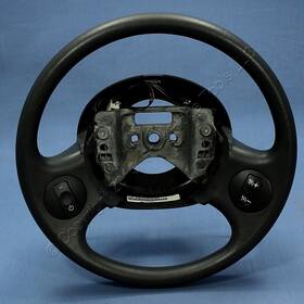 22714757 General Motors Gm Oem Very Dark Pewter Vinyl Steering Wheel #22714757 For 2003 Saturn Ion Lvl