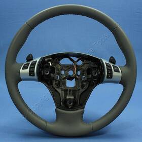 25898304 General Motors Gm Oem Titanium Leather Steering Wheel With Tap Shift For 08 Chevy Malibu