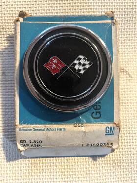 3899365 General Motors 67 Corvette Horn Cap Gm Factory Original Part Nos 1967