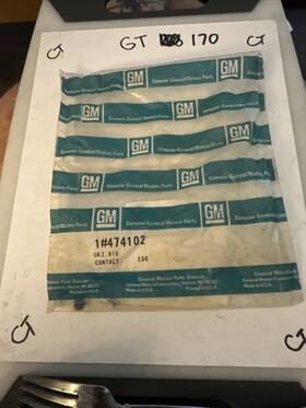 474102 General Motors 69-89 Camaro 67-82 Corvette Horn Contact Kit New Genuine Gm