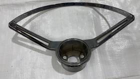 9740151 General Motors 64 Chevy Corvair Horn Ring Chrome Steering Wheel Trim Column Cover Dash Molding