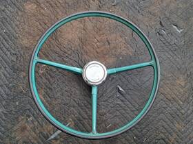 9746529 General Motors 1967 1968 Chevrolet C10 Truck Teal Grn 3 Spoke Steering Wheel C20 C30 K10 Blazer