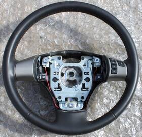 25864079 General Motors / Corvette 2007-2011 C6 Oem Steering Wheel Media Control Leather Black