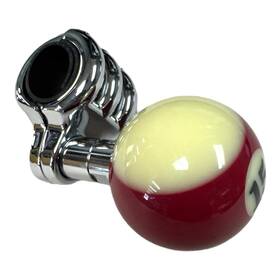 Genknobep1315 Gennie Shifter Brodrc1008 Burgundy Striped 15 Pool Ball Billiards Steering Wheel Spinner Suicide Knob