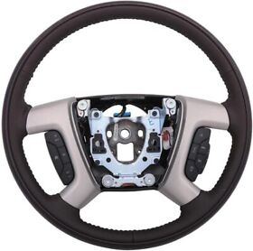 22947788 Genuine Gm Oem 09-14 Cadillac Escalade Cocoa Steering Wheel 25853074