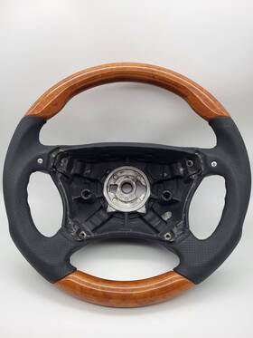 222343 Genuine Mercedes Sport Chestnut And Anthracite Leather Steering Wheel For Amg