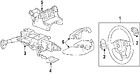 1k0419091gltdl Genuine Volkswagen Wheel Oem Steering