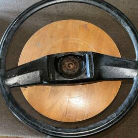 01821 Gm Vintage 1970s-80s Truck Steering Wheel Black 16 Inch Oem