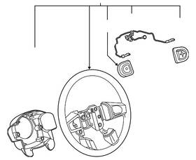 15860958 Gm Genuine Steering Wheel