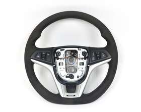 22925461 Gm 2012-2015 Camaro Ss 1le Manual Flat Bottom Suede Steering Wheel Used