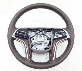 22988763 Gm New Oem Steering Wheel Cocoa Leather Cadillac Xts 2013-2019