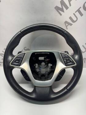 23231501 Gm 2015-2019 C7 Corvette Z06 Steering Wheel Automatic Black Leather