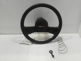 235.gm1z84 Gm Black Leather Steering Wheel With Horn Button From 1984 Chevrolet Corvette 12715152