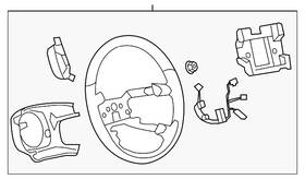25827789 Gm Genuine Steering Wheel