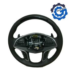 84244096 Gm Oem Black Leather Heated Steering Wheel For 2018 Cadillac Ct6