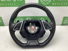 84744910 Gm Oem 2016-2022 Chevrolet Camaro Black Flat Bottom Steering Wheel
