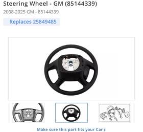 85144339 Gm Genuine New Steering Wheel 2007-2024 Express/savana