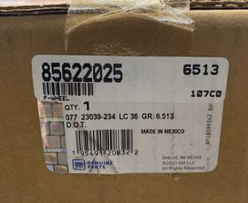 85622025 Gm Genuine F-wheel Xt6 Leather Jet Black Level 1 Trim