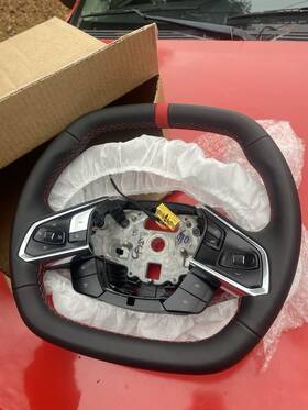 86513926 Gm 2024 Corvette C8 Stingray Steering Wheel Black/red Genuine Parts Oem