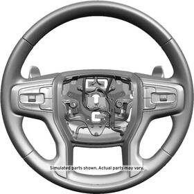 87821725 Gm Genuine Jet Black Steering Wheel