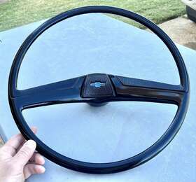 9749753 Gm 1969-72 Chevy C10 Truck 17 Inch Black Steering Wheel Original K5 Blazer C20