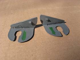 20310515-20310514 Gm Camaro Firebird 82-92 Hatch Deck Lid Strut Lower Trim Panel Insert Lh Rh Gray