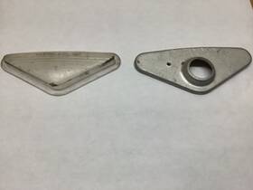5941900 Gm Corvette 1953 1954 1955 License Light Housing With Lens Guide L1a-53 Oem