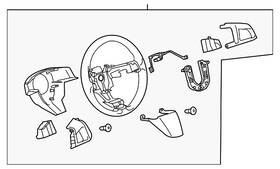 22898835 Gm Genuine Parts Brownstone Steering Wheel