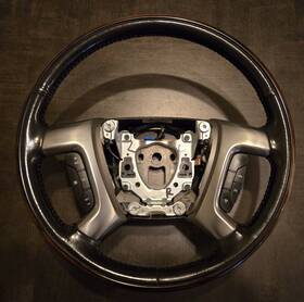 22947765 Gm Genuine Parts 2007-2014 Denali Wood Grain Steering Wheel