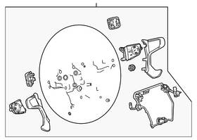 84483794 Gm Genuine Parts Black Steering Wheel