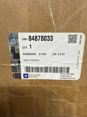 84878033 Gm Genuine Parts Jet Black Steering Wheel Assembly
