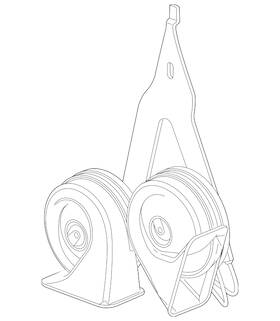 85130076 Gm Genuine Parts Horn