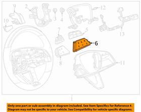 13555220 Gm Oem 23-24 Lyriq Steering Wheel Trim-radio Switch
